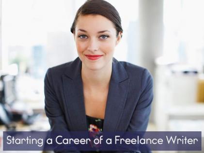 Starting a Career of a Freelance Writer